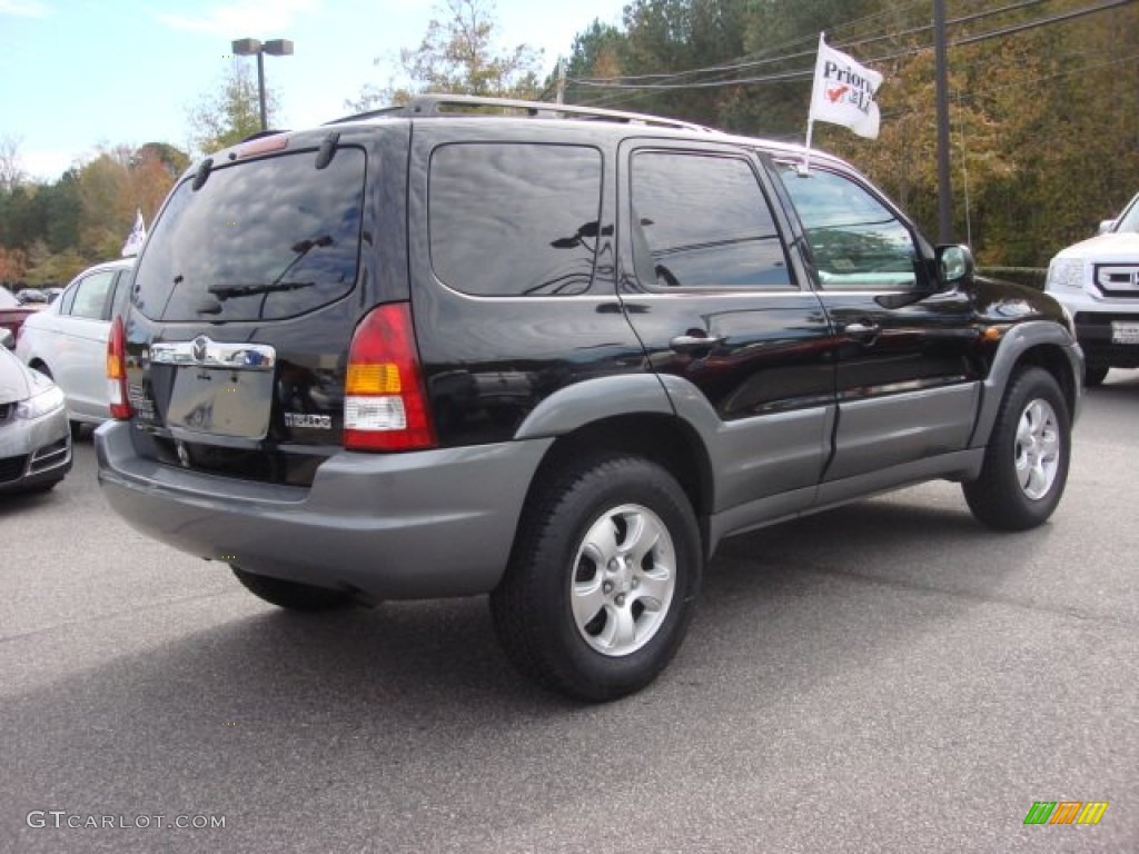 2002 Tribute LX V6 - Black / Gray photo #4