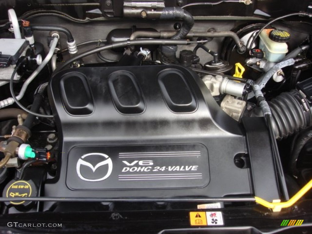 2002 Tribute LX V6 - Black / Gray photo #23