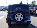 2014 Hydro Blue Pearl Jeep Wrangler Unlimited Sport 4x4  photo #7