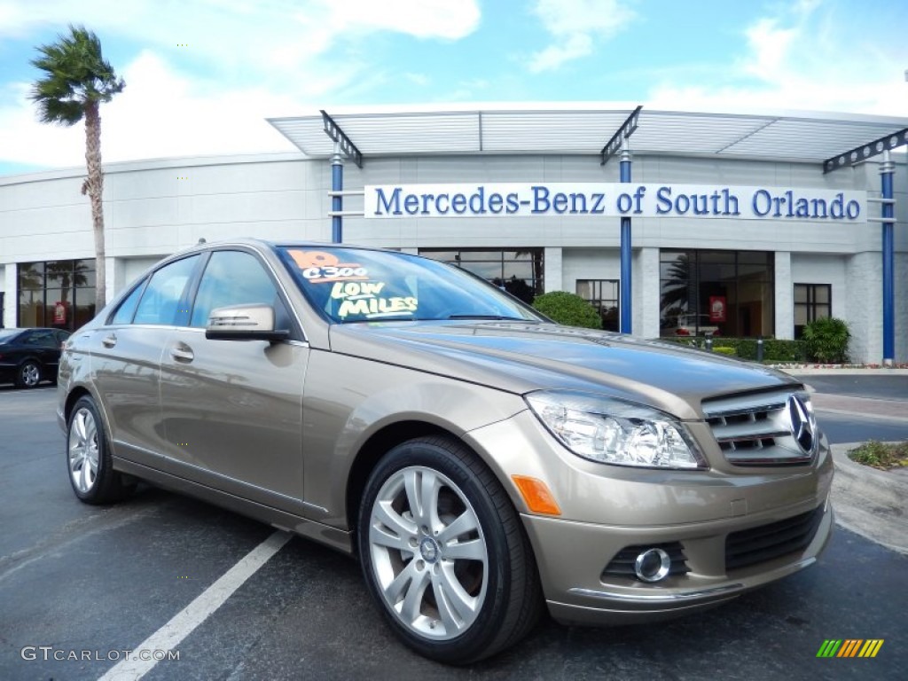 2010 C 300 Sport - Sand Beige Metallic / Almond/Mocha photo #1