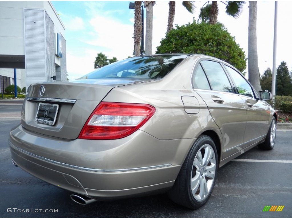 2010 C 300 Sport - Sand Beige Metallic / Almond/Mocha photo #7