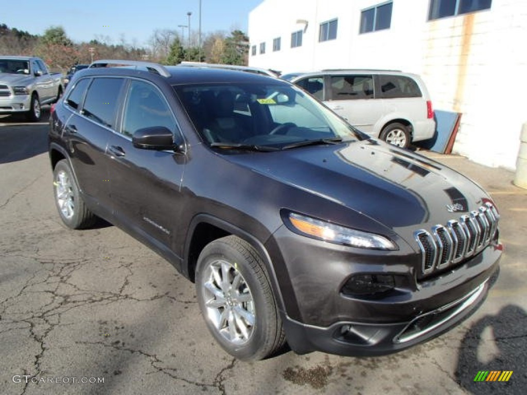 Granite Crystal Metallic 2014 Jeep Cherokee Limited 4x4 Exterior Photo #87885553