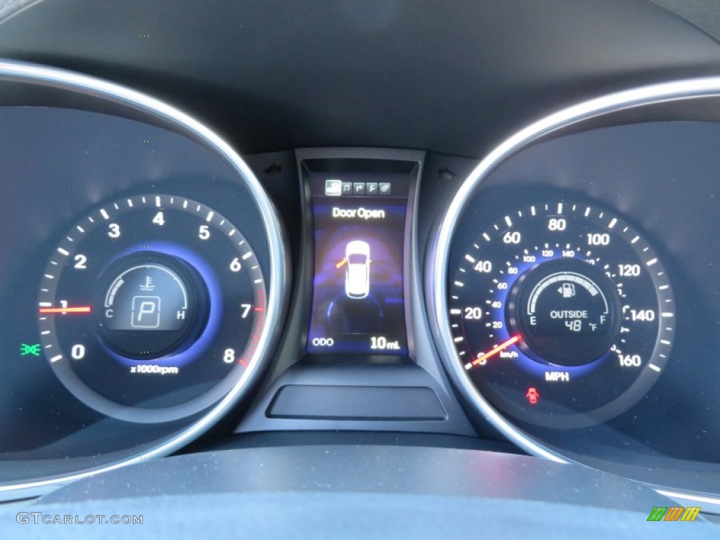2014 Hyundai Santa Fe Sport 2.0T FWD Gauges Photo #87885844