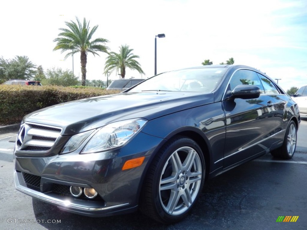 Steel Grey Metallic 2010 Mercedes-Benz E 350 Coupe Exterior Photo #87886072