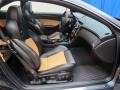 Ebony/Saffron 2011 Cadillac CTS -V Coupe Interior Color