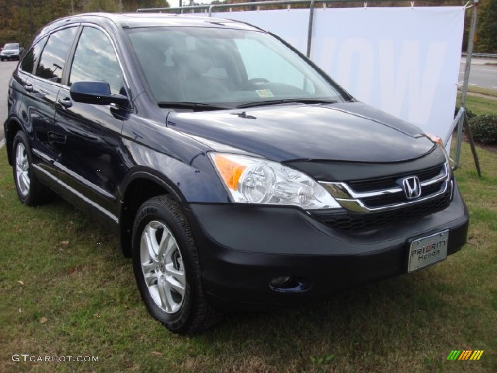 2011 CR-V EX-L - Royal Blue Pearl / Gray photo #8