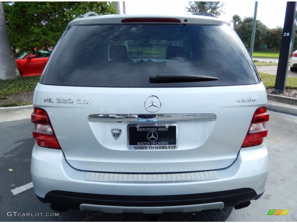 2008 ML 320 CDI 4Matic - Iridium Silver Metallic / Ash Grey photo #6