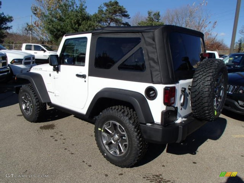 Bright White 2014 Jeep Wrangler Rubicon 4x4 Exterior Photo #87887506
