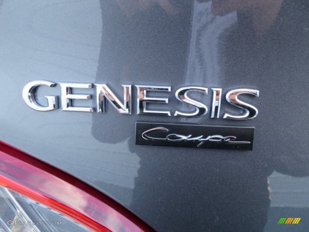 2013 Genesis Coupe 2.0T Premium - Gran Premio Gray / Black Cloth photo #13