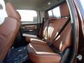 2014 Ram 1500 Longhorn Black/Cattle Tan Interior Rear Seat Photo