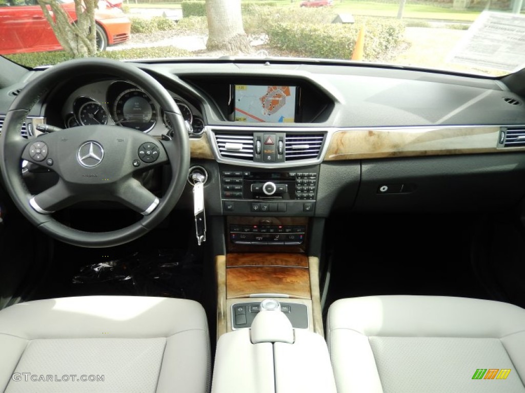 2010 Mercedes-Benz E 350 Sedan Ash Gray Dashboard Photo #87888601