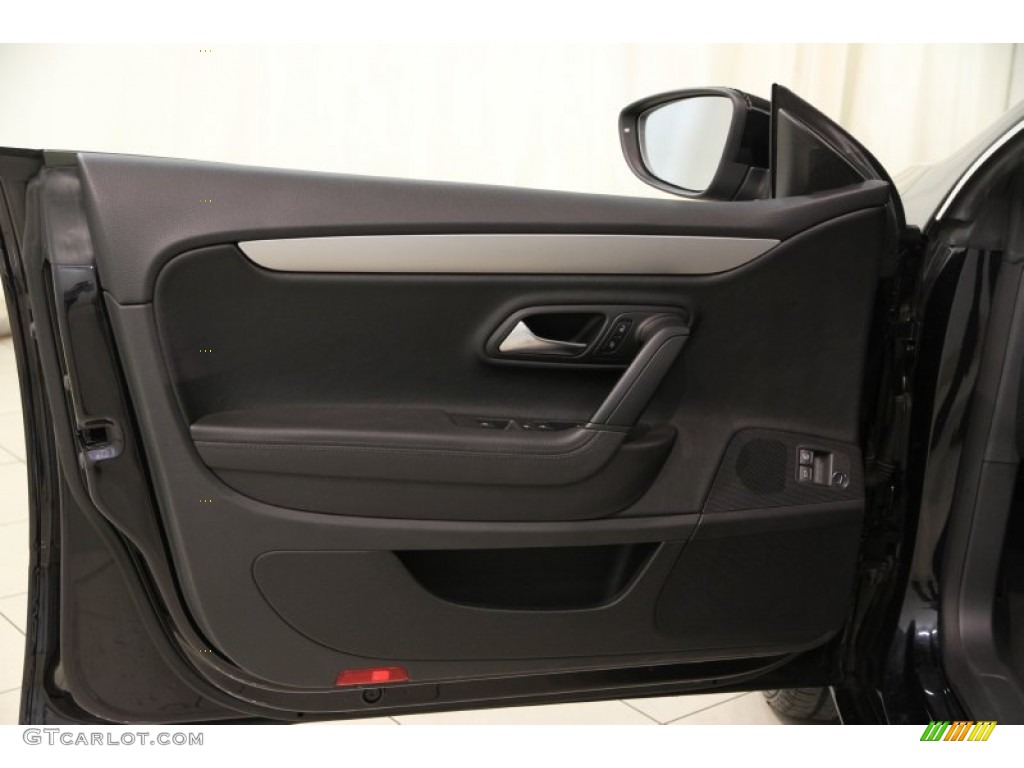 2011 Volkswagen CC Sport Black Door Panel Photo #87889888