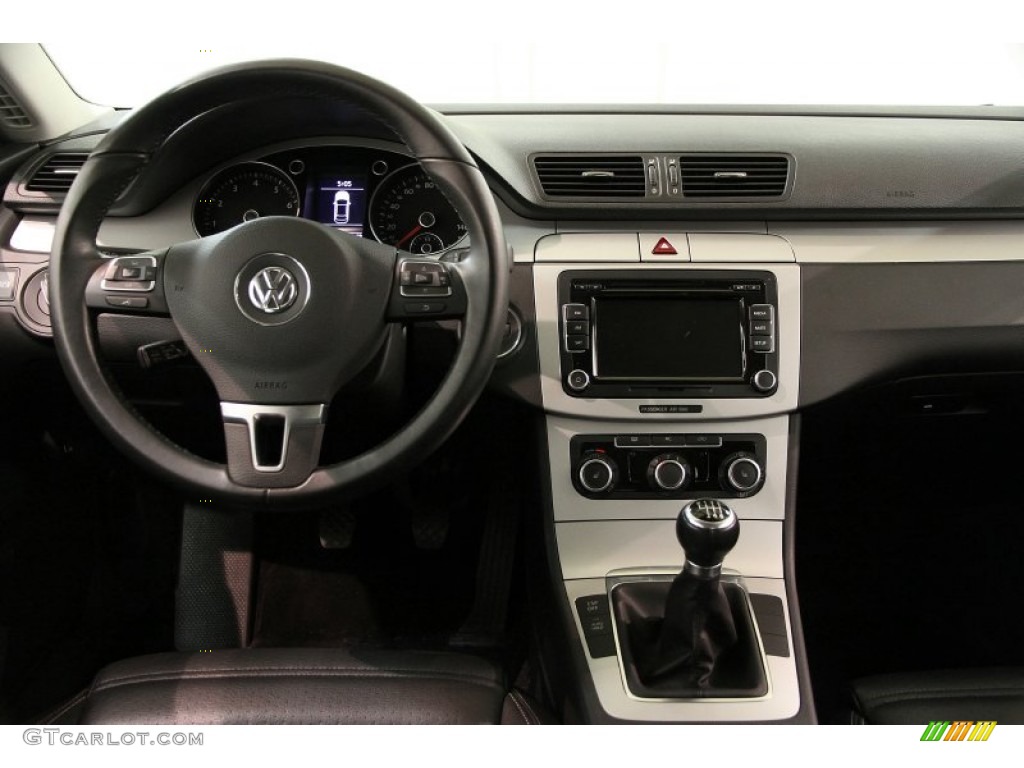 2011 Volkswagen CC Sport Black Dashboard Photo #87890461