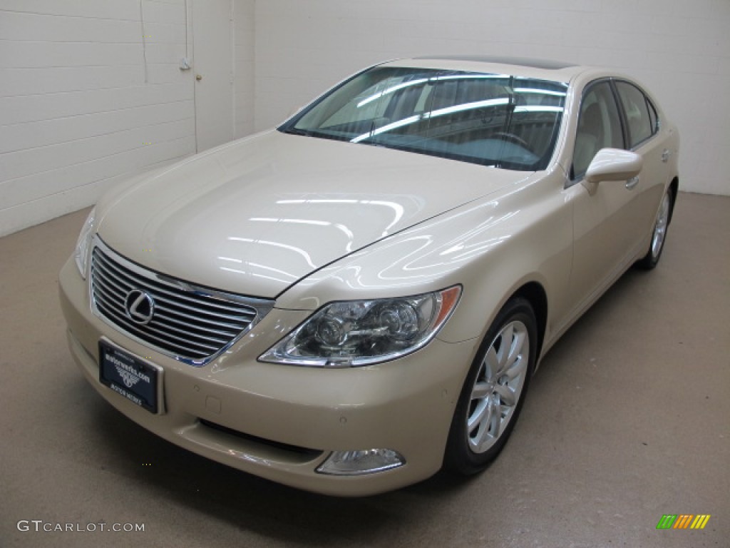 2008 LS 460 - Golden Almond Metallic / Cashmere photo #4