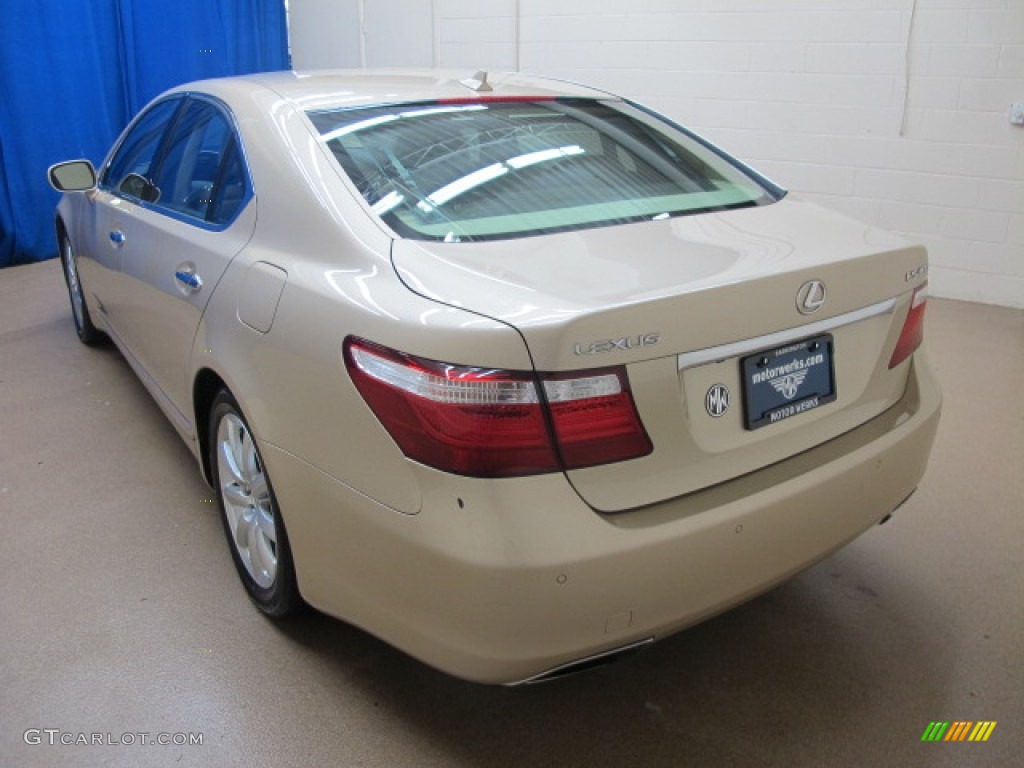 2008 LS 460 - Golden Almond Metallic / Cashmere photo #6