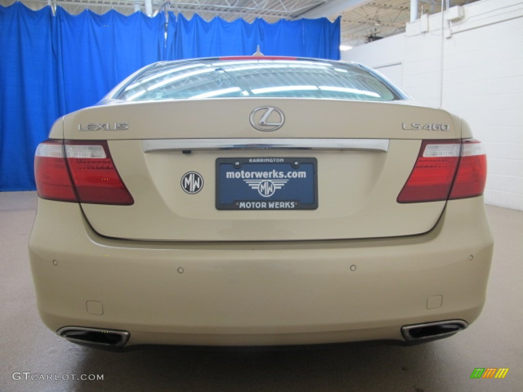 2008 LS 460 - Golden Almond Metallic / Cashmere photo #8