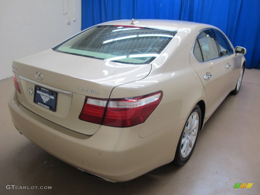 2008 LS 460 - Golden Almond Metallic / Cashmere photo #9