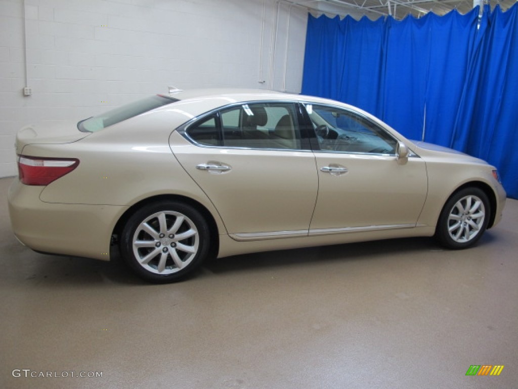 2008 LS 460 - Golden Almond Metallic / Cashmere photo #10