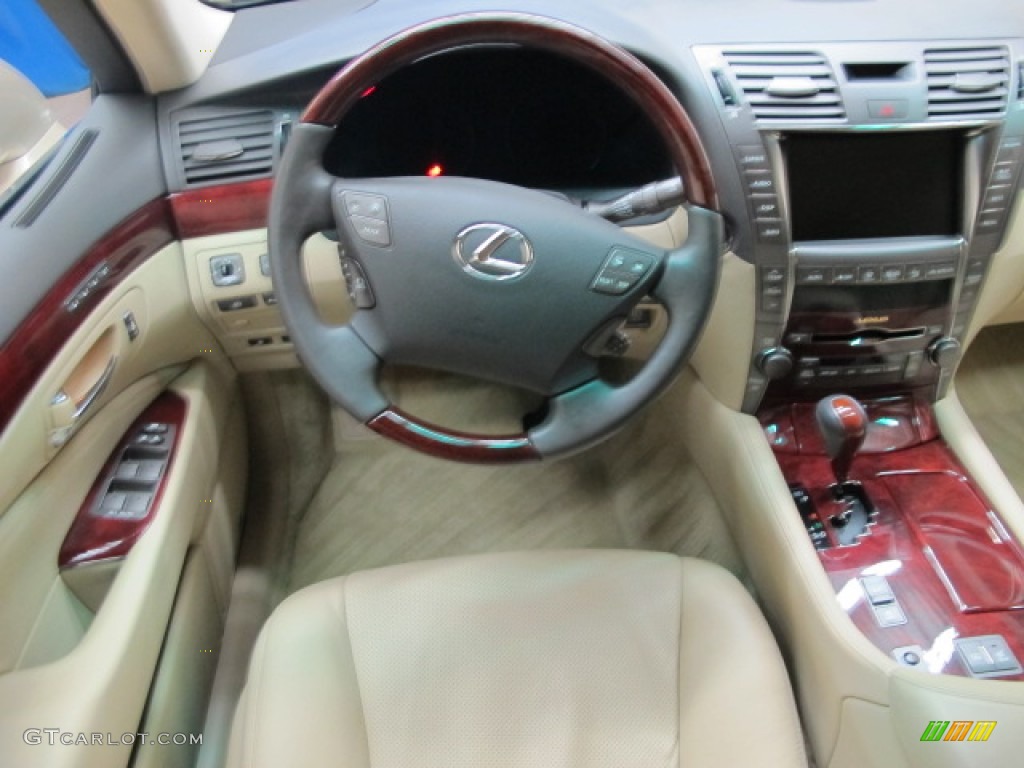 2008 LS 460 - Golden Almond Metallic / Cashmere photo #25