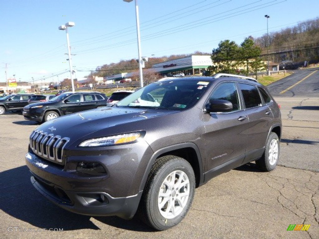 Granite Crystal Metallic 2014 Jeep Cherokee Latitude 4x4 Exterior Photo #87892006