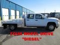 2014 Summit White GMC Sierra 3500HD Crew Cab 4x4 Dually Chassis  photo #1