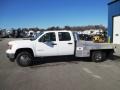 2014 Summit White GMC Sierra 3500HD Crew Cab 4x4 Dually Chassis  photo #4