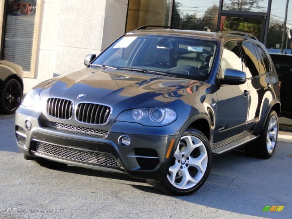 2011 X5 xDrive 35i - Platinum Gray Metallic / Black photo #1
