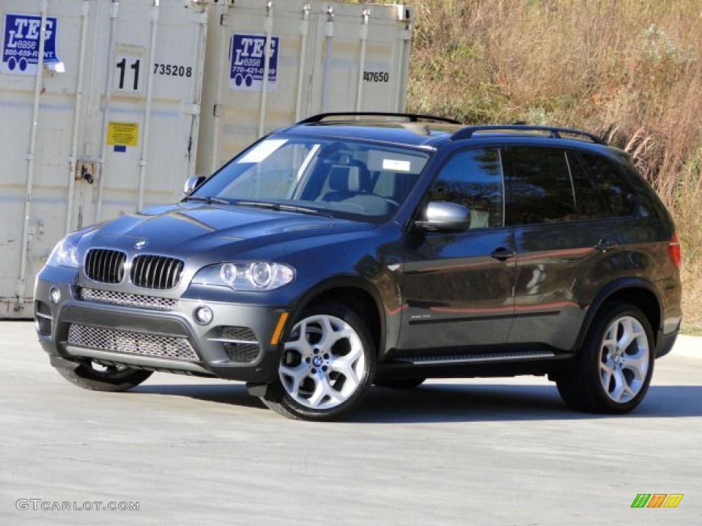 2011 X5 xDrive 35i - Platinum Gray Metallic / Black photo #28