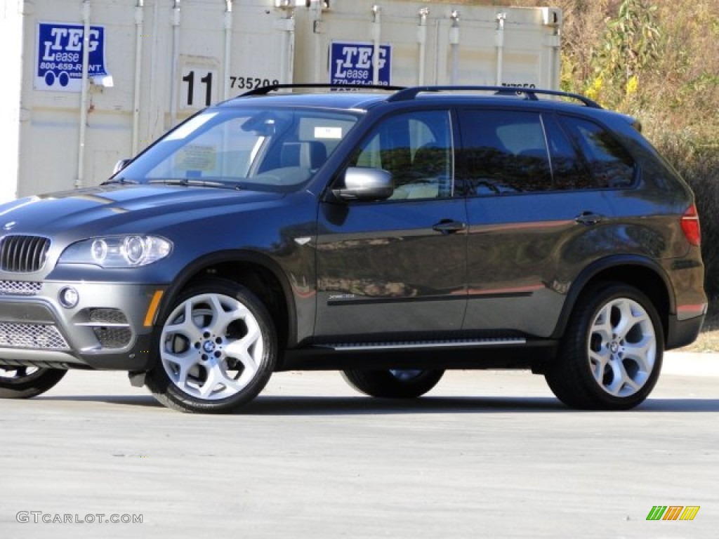 2011 X5 xDrive 35i - Platinum Gray Metallic / Black photo #29