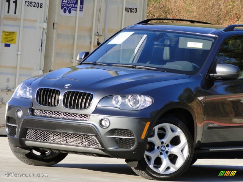 2011 X5 xDrive 35i - Platinum Gray Metallic / Black photo #30