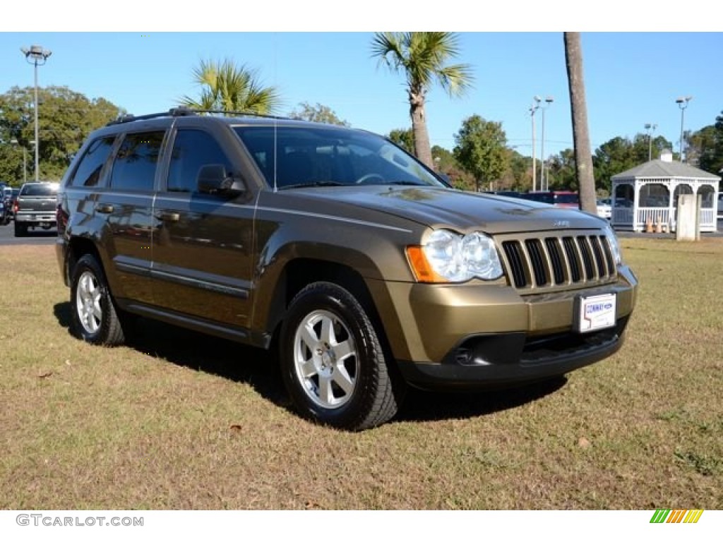 2009 Grand Cherokee Laredo - Olive Green Metallic / Medium Slate Gray/Dark Slate Gray photo #3
