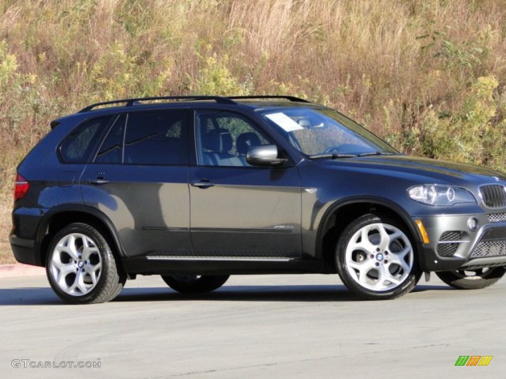 2011 X5 xDrive 35i - Platinum Gray Metallic / Black photo #32