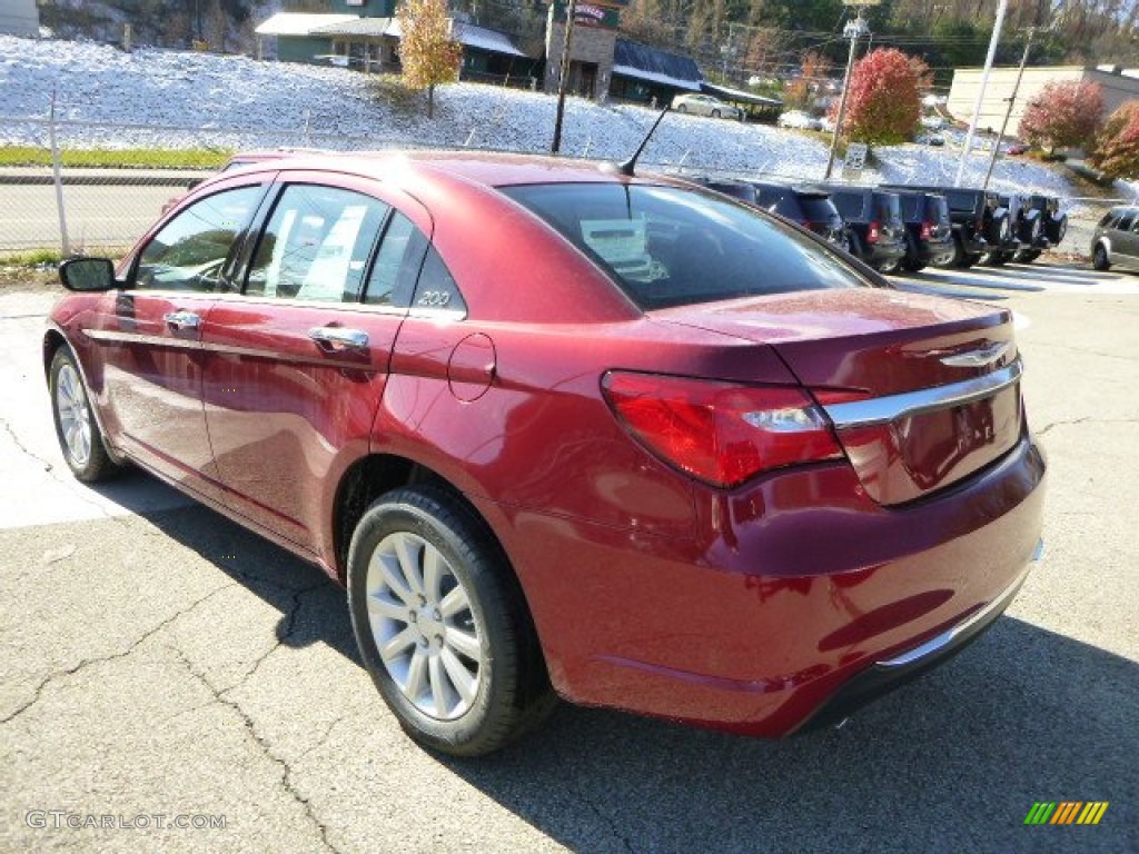 2014 200 Limited Sedan - Deep Cherry Red Crystal Pearl / Black photo #3