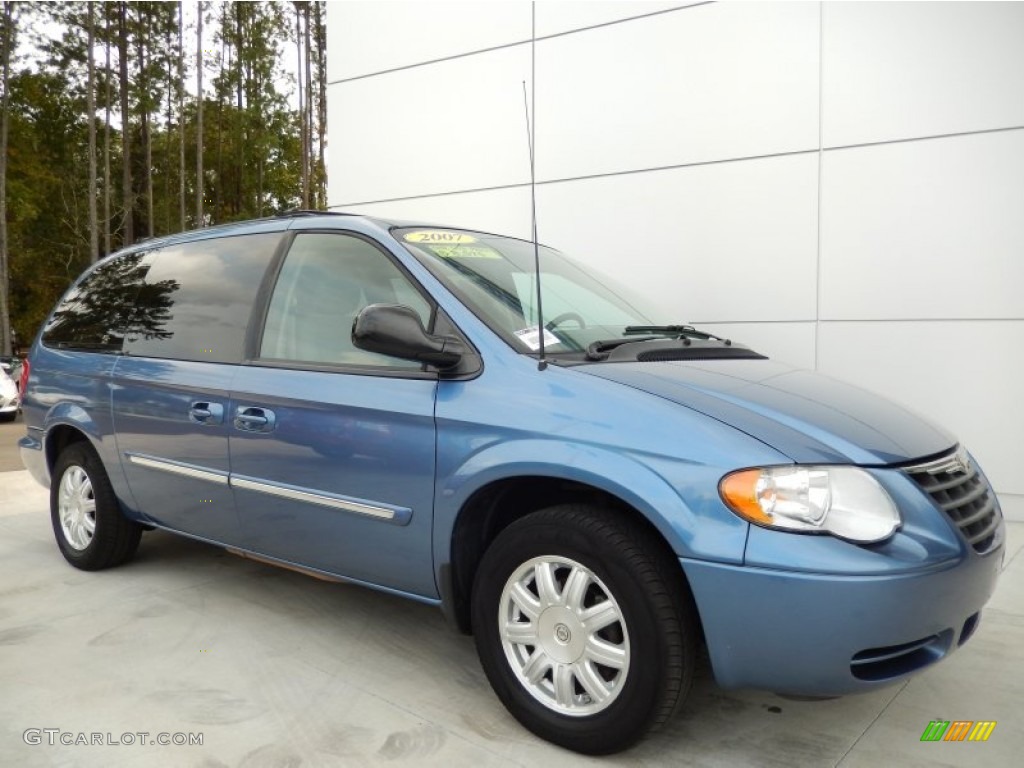 Marine Blue Pearl 2007 Chrysler Town & Country Touring Exterior Photo #87895459