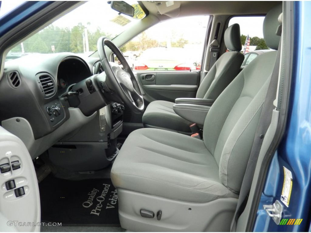 2007 Town & Country Touring - Marine Blue Pearl / Medium Slate Gray photo #12