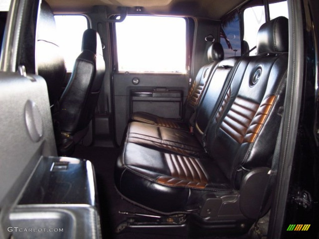 Black/Dusted Copper Interior 2008 Ford F250 Super Duty Harley Davidson Crew Cab 4x4 Photo #87896257