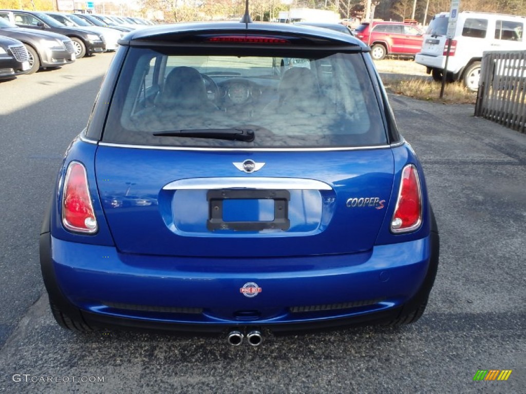 2006 Cooper S Hardtop - Hyper Blue Metallic / Panther Black photo #8