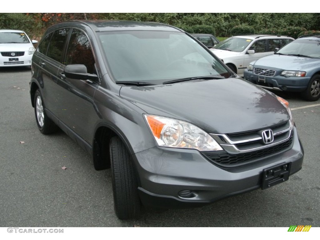 2011 CR-V SE - Polished Metal Metallic / Black photo #2