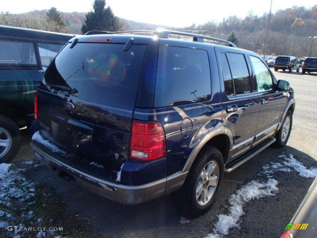 2004 Explorer Eddie Bauer 4x4 - Dark Blue Pearl Metallic / Medium Parchment photo #4