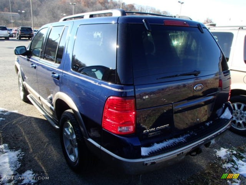 2004 Explorer Eddie Bauer 4x4 - Dark Blue Pearl Metallic / Medium Parchment photo #6