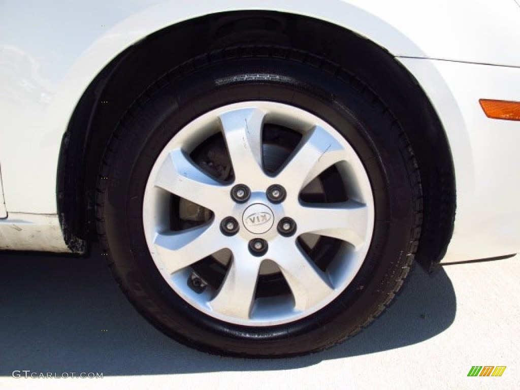2006 Optima LX V6 - White / Beige photo #7