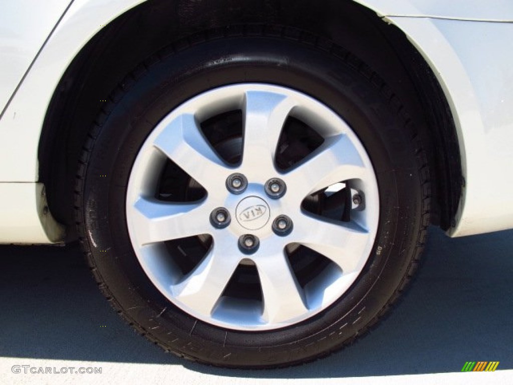 2006 Optima LX V6 - White / Beige photo #9