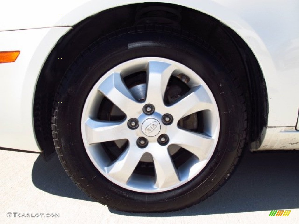 2006 Optima LX V6 - White / Beige photo #10