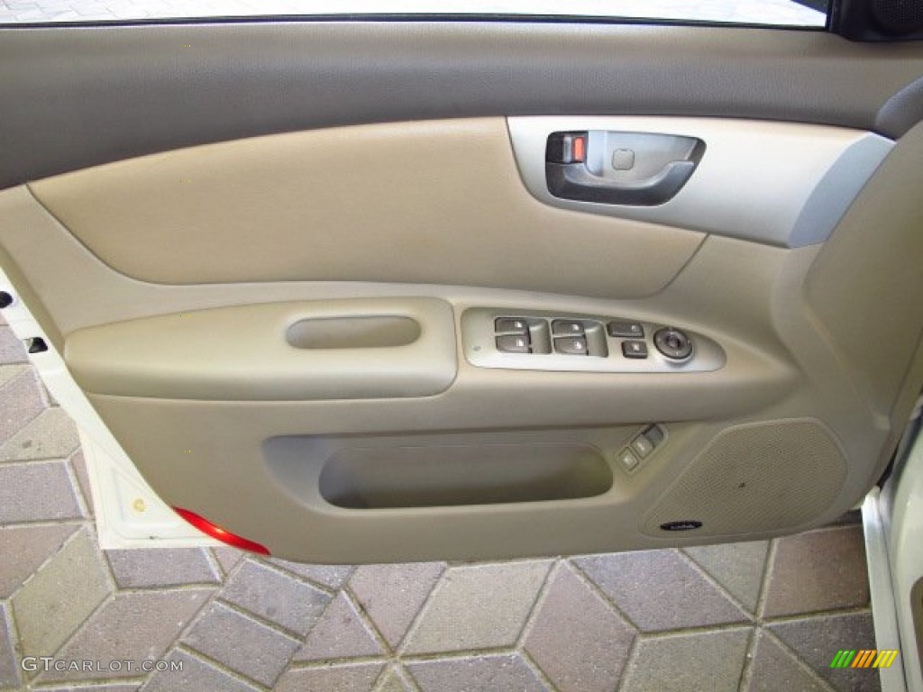 2006 Optima LX V6 - White / Beige photo #12