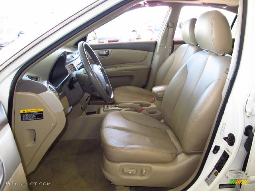 2006 Optima LX V6 - White / Beige photo #13