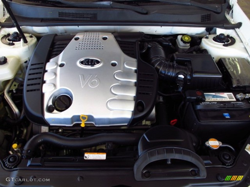 2006 Optima LX V6 - White / Beige photo #33