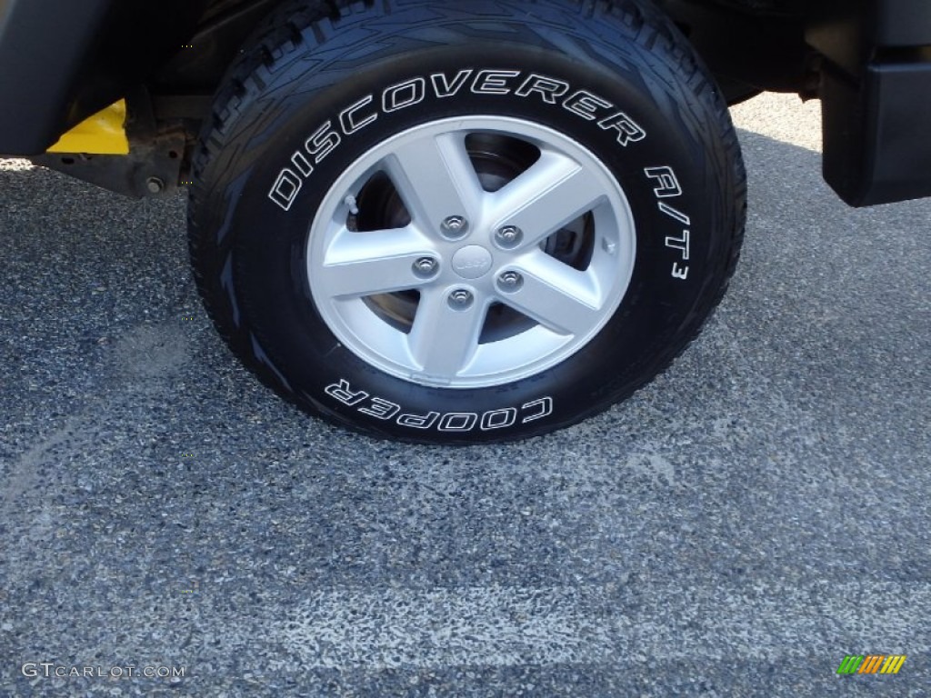 2008 Wrangler Unlimited X 4x4 - Detonator Yellow / Dark Slate Gray/Med Slate Gray photo #5