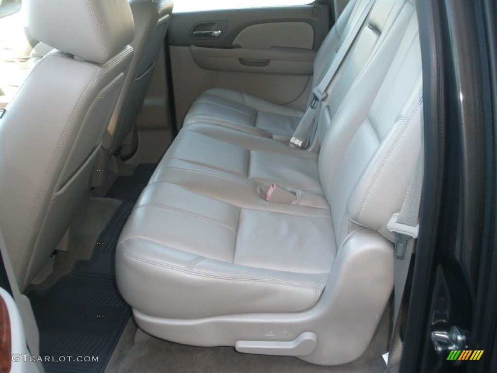 2011 Yukon XL SLT - Storm Gray Metallic / Light Tan photo #21