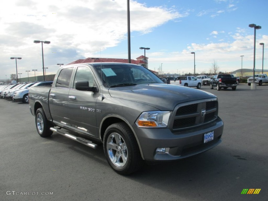 2012 Ram 1500 Express Crew Cab 4x4 - Mineral Gray Metallic / Dark Slate Gray/Medium Graystone photo #1