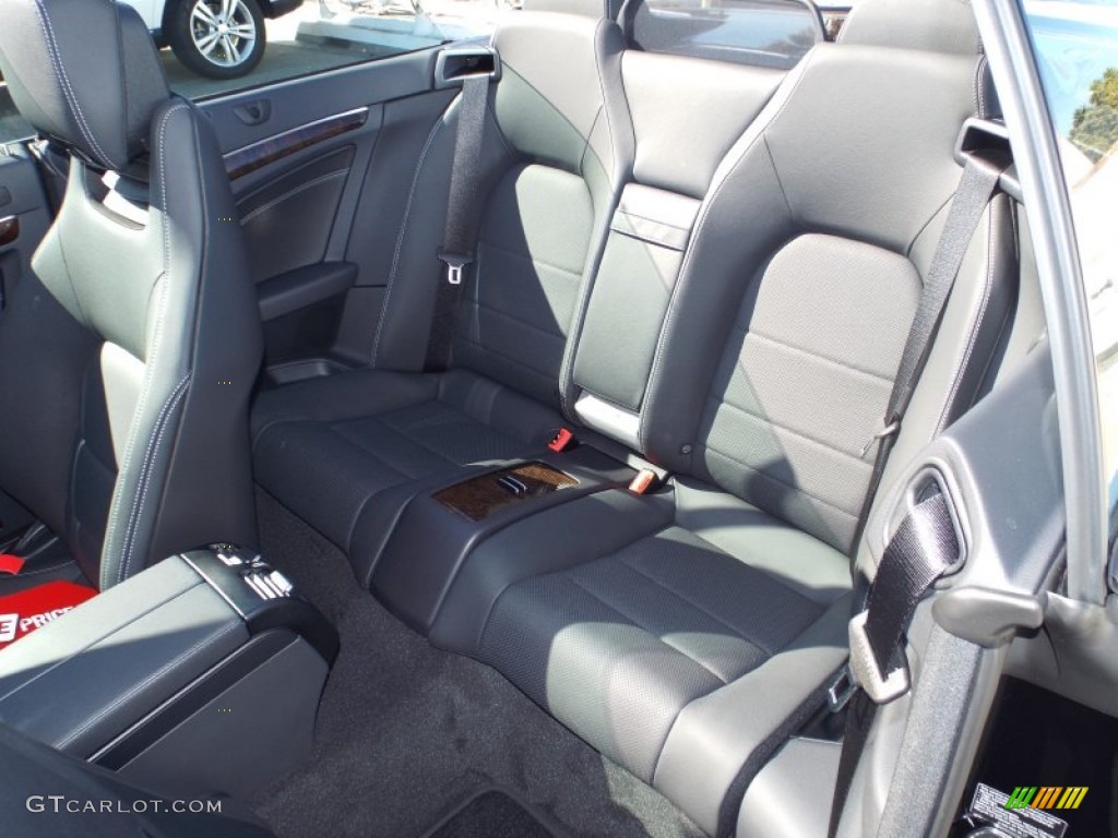 2014 E 350 Cabriolet - Black / Black photo #6